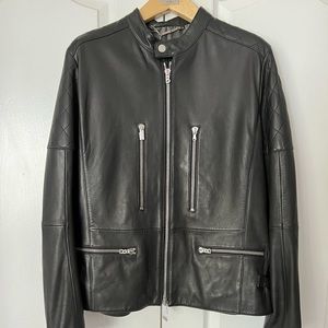 Mens Bogner Leather Jacket Size 44
